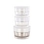 50ml Clear Round Cosmetic Container Plastic Plastic Jar with plastic Lid
