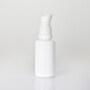 30ml opal white white plastic lotion pump glass bottle cosmetic glass bottle