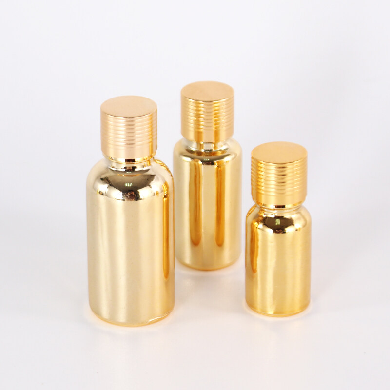 10ml 15ml 20ml 30ml 50ml 100ml hot sale gold painting luxury glass dropper bottle mason jar container
