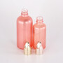 colored glass dropper bottles 30ml pink essential oil bottle with gold head oils essentials bottles in stock