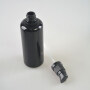 Dark Violet Glass Cosmetic Pump Bottle and Jar