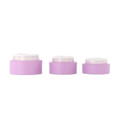 15g 30g 50g purple empty acrylic plastic cosmetic face cream jars