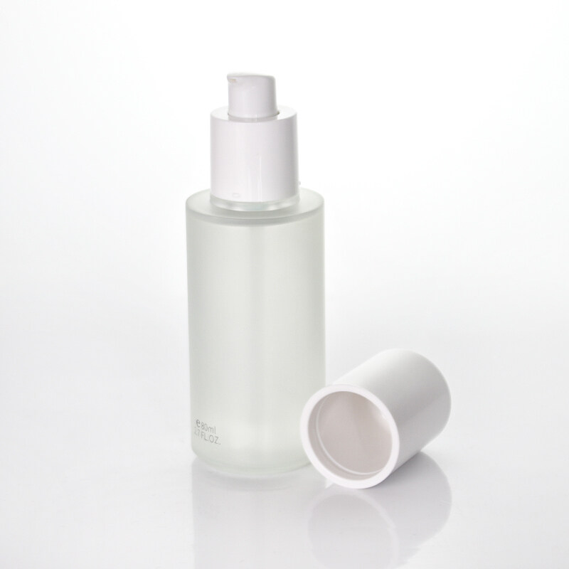 Plastic frosting 80ml 130ml  lotion bottle plastic lotion bottle for skin care serum lotion toner cosmetic packaging