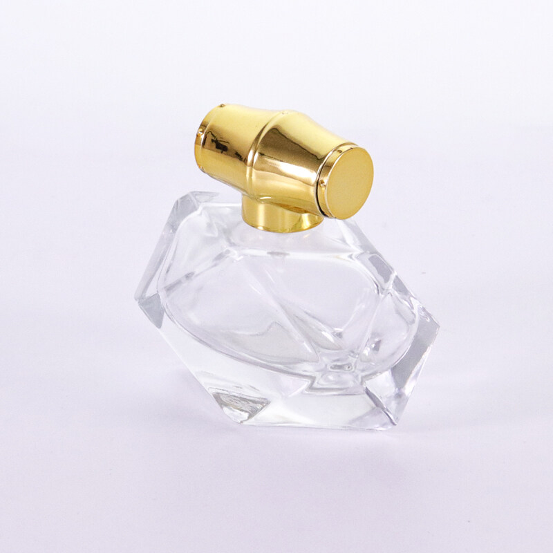 20ml 30ml 50ml  luxury perfume bottle with metal texture lid can be customized empty bottle spray perfume