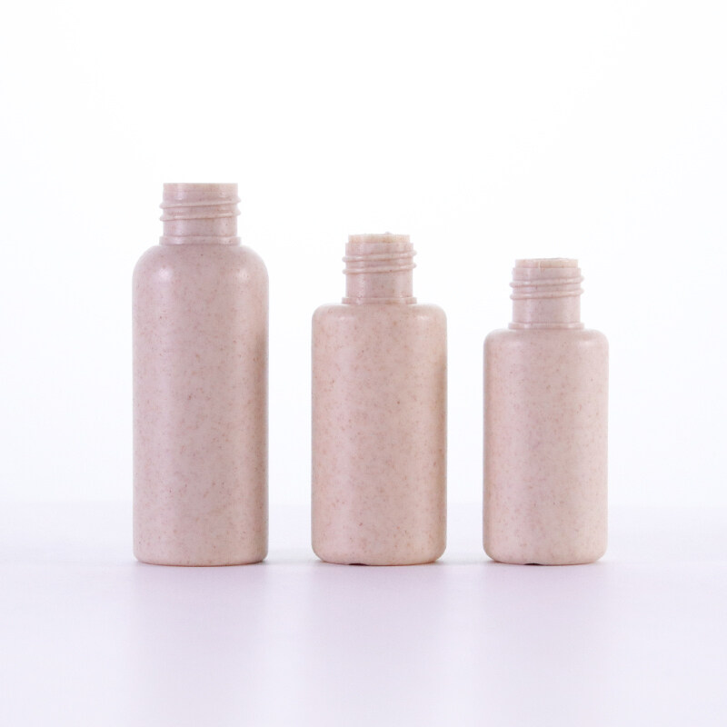 Wholesale 30ml 40ml 50ml PLA  biodegradable sample bottles for cosmetic packaging