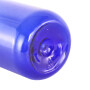 Blue plastic 250ml PET bottle with pump