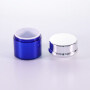 Luxury 50ml Refillable Elegant Purple Airless Travel Lotion Jar With Lid for Thick Moisturizer Skincare Cream