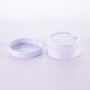 100ml 120ml white PET  cosmetic bottle  container with white lids for lotion gel cream cosmetic packaging