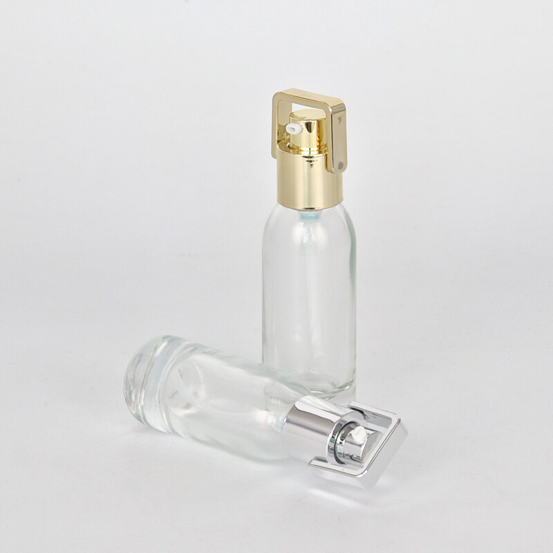 wholesale  cosmetic package essential oil bottle portable glass bottle