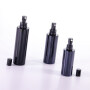 30ml 50ml 100ml cosmetic pump bottle black glass lotion bottle for serum