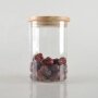 wholesale round borosilicate big glass jar food jar with lid