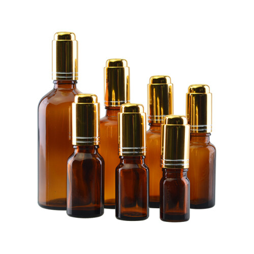 Glass bottle essentianl oil bottle with dropper amber glass dropper bottle