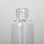 High-end black cover perfume bottle press spray transparent glass empty bottle