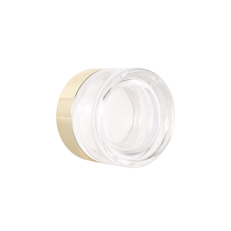 20g 30g 50g 100g clear cosmetic packaging skin care cream jar with screw top lid
