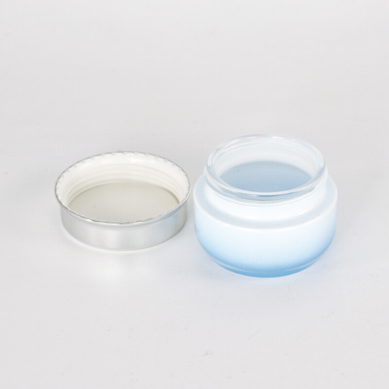 Factory Direct Customized 40ml 60ml 100ml 120ml container cosmetic packaging glass bottle,20g 50g face cream jar