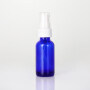 Blue glass spray bottle fine mist hydration bottle portable small spray bottle