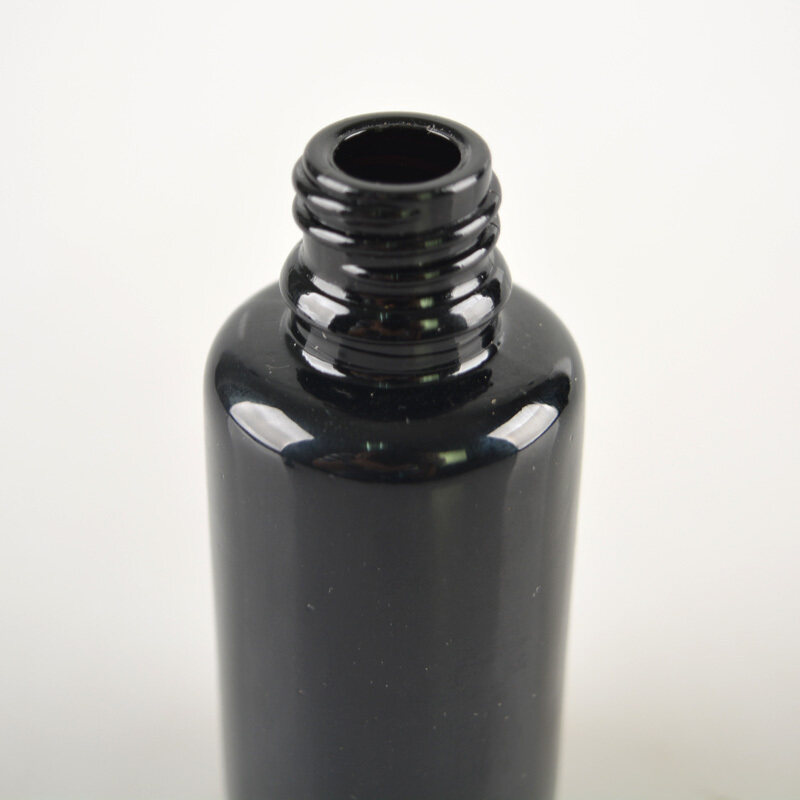 10ml 15ml 20ml 30ml 50ml 60ml 100ml black glass bottle with black dropper round bottle of good quality stock bottels