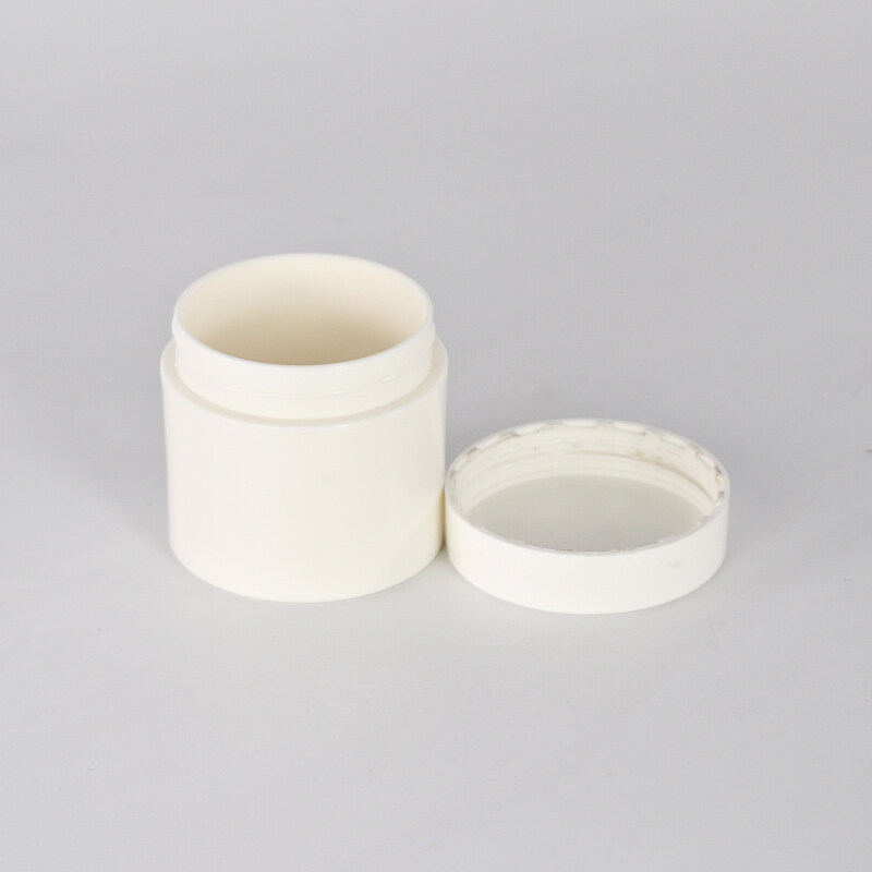 Hot selling 15g 20g 100g 250g plastic jars round shape plastic jars empty plastic cosmetic packages with white cap