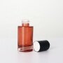 Amber Color 30mL 1oz Essential Oil Glass Dropper Bottle for Gift