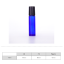 Portable 10ml Blue glass Essential Oil Bottle Thick Glass Distributed Empty Bottle