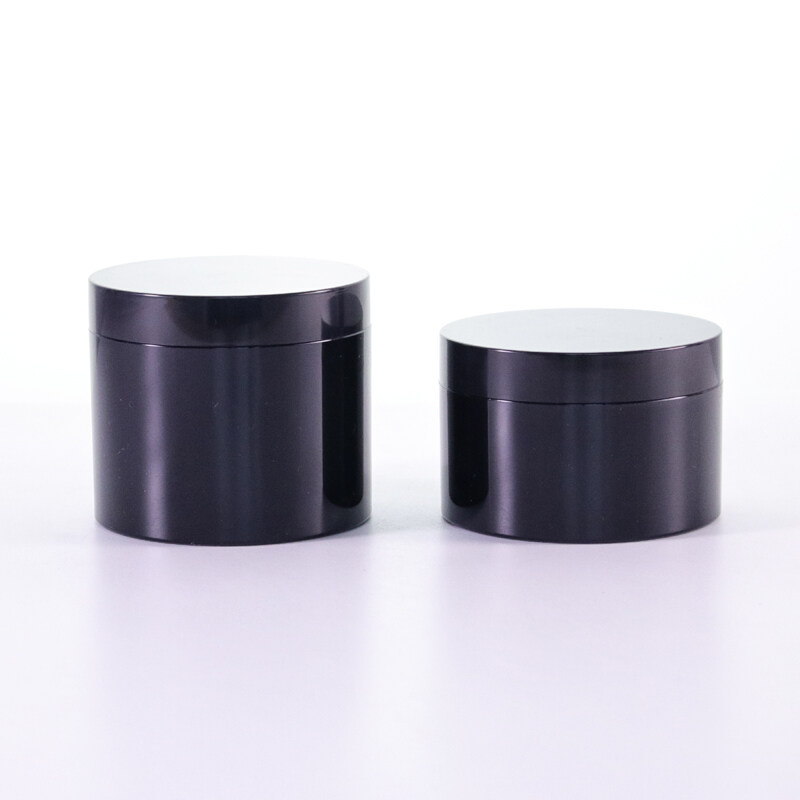 Black PET cosmetic container  for Lotion Cream Cosmetic Packaging