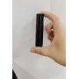 10ml Transparent Refillable Glass Essential Oil Roll on Bottle with Steel Roller Ball and Bamboo Lid,roll on glass bottle