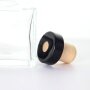 90mL Empty Luxury Rectangle Reed Diffuser Glass Bottle with Stopper
