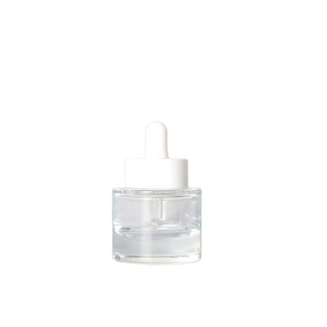 15mL Flat Shoulder Essential Oil Glass Dropper Bottle for Cosmetic Packaging