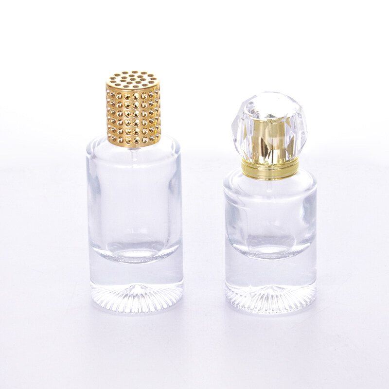 30ml 50ml thick bottom transparent spray perfume bottle high-end luxury empty bottle