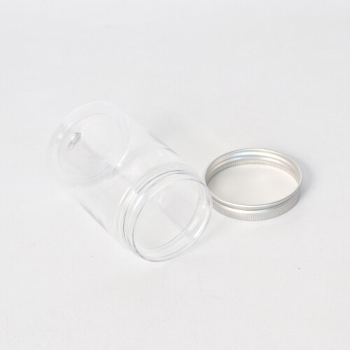 130g 160g 200g wholesale  clear PLA  plastic storage jar with plastic cap