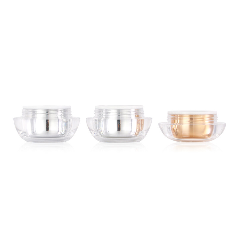 35g 50g luxury acrylic plastic skincare cream jars for cosmetics