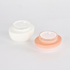 Customized Skin Care Cream Cosmetic Sets 100ml 120ml 30g 50g Gradient Orange Color Face Toner Serum Glass Bottles And Jars