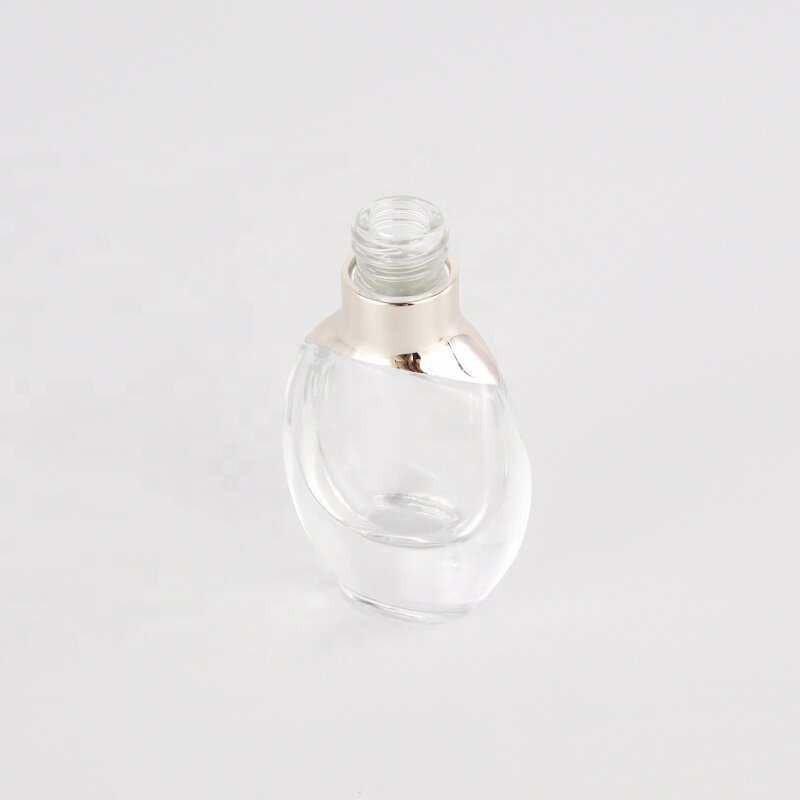 New design clear glass bottles with rubber dropper