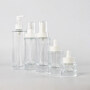 Flat shoulder 15ml Skin care dropper glass bottle 30ml Straight round essence thick bottom cosmetic bottle