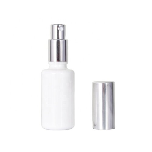 30mL White Wholesale Price Essential Oil Bottle with Silver Sprayer