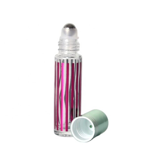 Hot Stamping Fragrance Essential Oil Perfume Roll on Glass Bottle