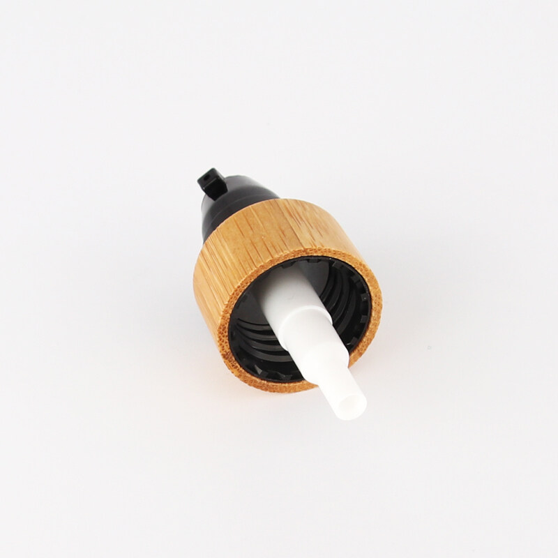 Recycle custom 24/410 24mm 28mm bamboo product lotion dispenser pump 24 410