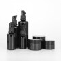Ready To Ship Cosmetic packaging 10ml 15ml 20ml 30ml 50ml 100ml black essential oil glass dropper bottle