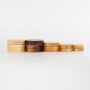 10g 30g 50g 100g new fashion real wooden bamboo full cover cosmetic bottle with aluminum inner jar