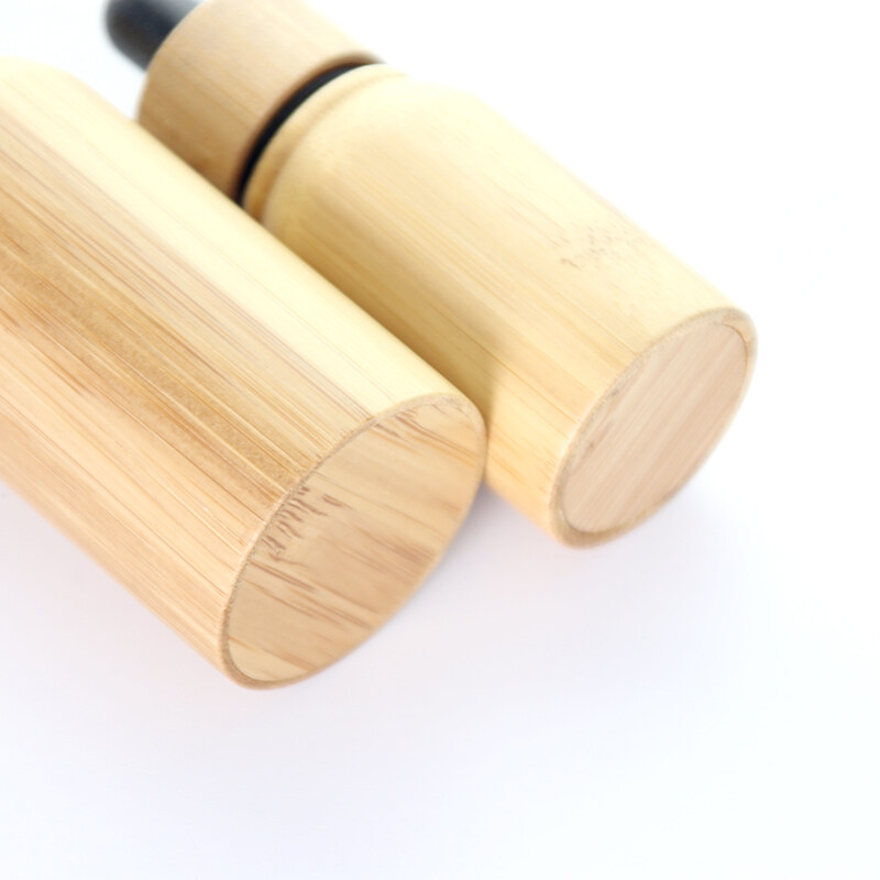 High-grade bamboo wood dropper sub-bottling essential oil bottle various sizes cosmetic empty bottle