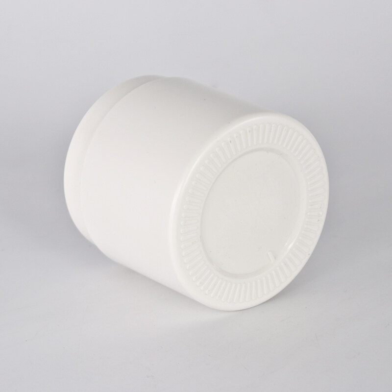 Wholesale 15g 20g  100g 250g plastic jars round shape plastic jars empty cosmetic containers and packages with white cap
