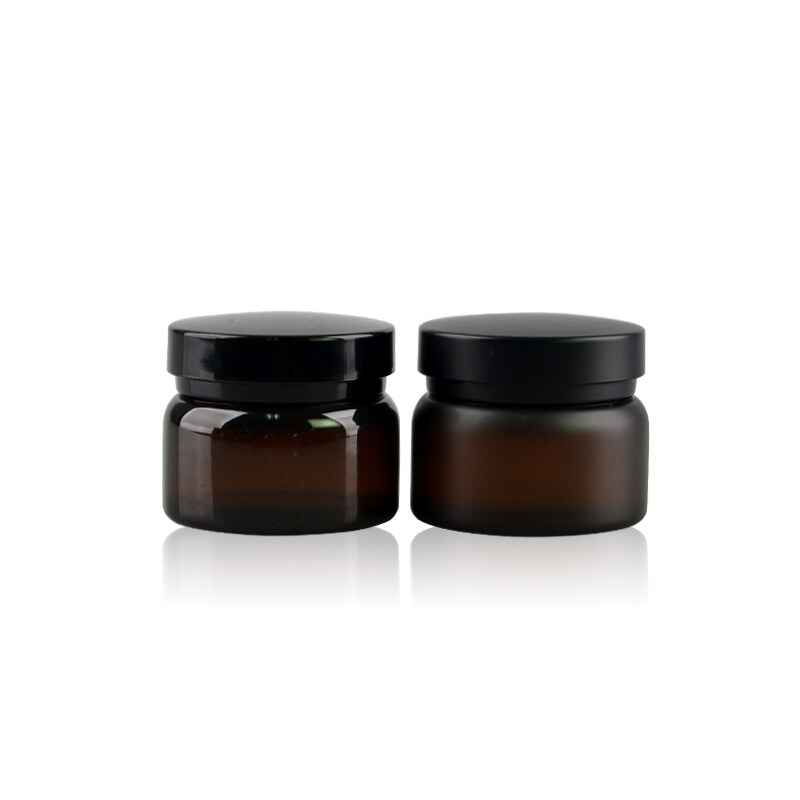 Hot seller plastic amber jar for skincare and medical packaging