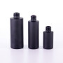 Painted Matte Black 15ml 30ml 60ml Glass Dropper Bottles with white lids For Essential Oils Skin Care Serum cosmetic packaging