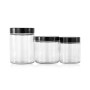 Clear airtight glass food storage jar wholesale