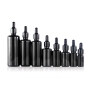 Wholesale Natural black 30ml Glass Dropper Bottle 100ml 60ml 15ml 10ml Essential Oil Bottle