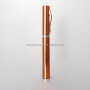 Orange Pen shape design aluminum refillable perfume atomizer with  glass refillable bottle