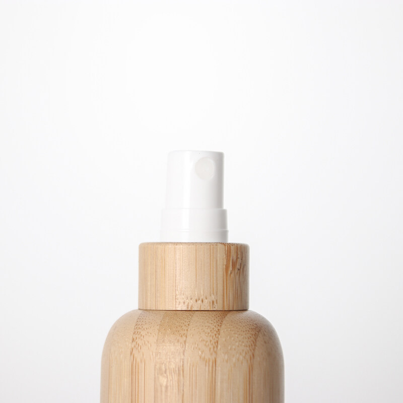 Bamboo wood spray lotion bottle light-proof essence water emulsion bottle high-end customizable logo