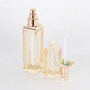 30ml 100ml 120ml golden painting glass bottle with high quality golden lotion pump 30g 50g cream jar