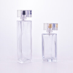 30ml 100ml triangle empty bottle transparent spray perfume bottle can be customized color hot selling perfume bottle