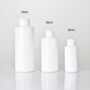 Ready to ship in stock 50ml 30ml 10ml opal white glass bottle for cosmetic skincare made by auto machine